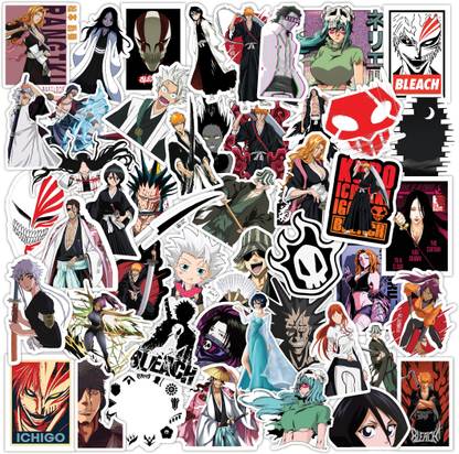 CodersParadise 5.5 cm Bleach Stickers for Laptop, Diary, Guitar, Mobile Phone-Waterproof Self Adhesive Sticker