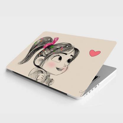 Imagine Printing Solutions Laptop Skin Back Covers Decal ( 15.6 Inches, Self Adhesive Vinyl)_45 Vinyl With Lamination Laptop Skin Compatible for 15.6 inch