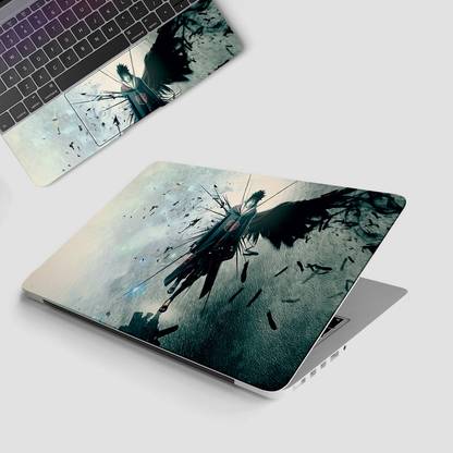 Yuckquee Anime Vinyl Laptop Skin Fits 14.1, 14.4, 15.1, 15.6 Inches Laptop A-32 Vinyl Reusable Laptop Skin Compatible for 15.6 inch