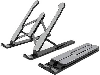 HFX 1pcs Height Adjustable / Portable Laptop Stand Plastic Desk Stand Laptop Stand with Adjustable Height Compatible with Universal Laptops