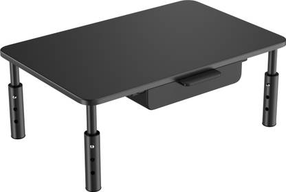 Flipkart SmartBuy Monitor Stand for Desk with Drawer,Riser Height Adjustable, Laptop Stand for Desk,for Monitors 24",27",29"and 32"Inch,Laptop,PC,Printer,Desk Organizer Iron Desk Stand Laptop Stand with Adjustable Height Compatible with Universal Laptops
