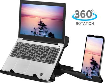 SOCUTY 4 IN 1 LAPTOP STAND Plastic Desk Stand Laptop Stand with Adjustable Height Compatible with Universal Laptops