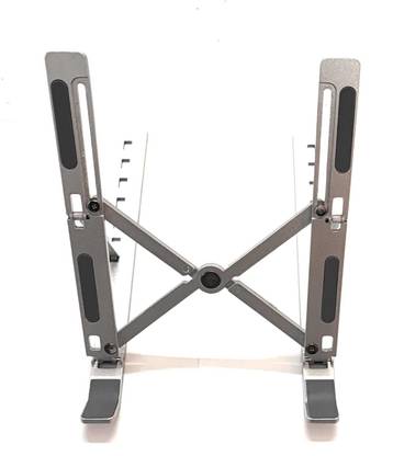 MVS Portable/ Foldable Laptop Stand For Multi size Laptops MVS0400 Aluminium Desk Stand Laptop Stand with Adjustable Height Compatible with Universal Laptops