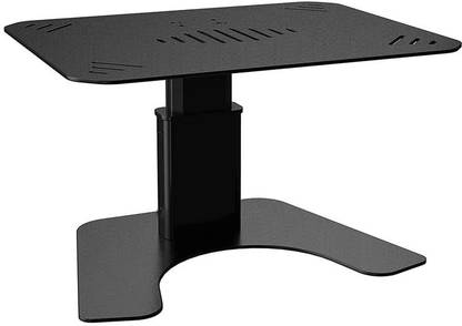 ErgoYou LR-FLAT-SIL Aluminium Desk Stand Rotatable Laptop Stand with Adjustable Height Compatible with Universal Laptops