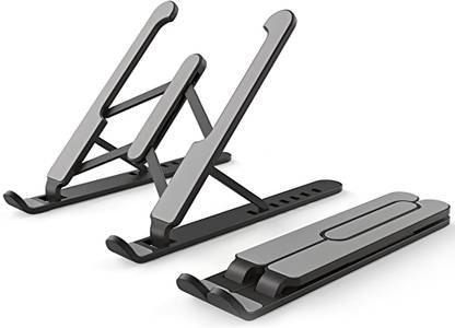 CASEPOD 6 Adjustable Foldable Portable Laptop Stand Desktop Tablet Stand Fiber Desk Stand Rotatable Laptop Stand with Adjustable Height Compatible with Universal Laptops