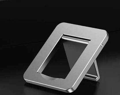 TECHGEAR ERGONOMIC DESIGN Portable Mini Metal Laptop Stand Aluminium Desk Stand Laptop Stand Compatible with Universal Laptops