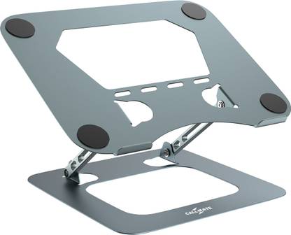 Callmate Portable Metal Laptop Stand with 10KG Support, Adjustable Height for All Devices Iron Desk Stand Laptop Stand with Adjustable Height Compatible with Universal Laptops