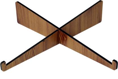 OUTSET Cross Wooden Laptop Riser Stand ESPL-LS-02 Wooden Desk Stand Rotatable Laptop Stand Compatible with Universal Laptops