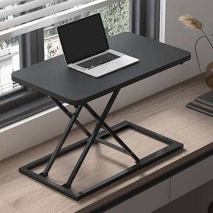 TARKAN Height Adjustable Sit to Stand Desktop Workstation Table for Laptop & Monitor, Standing Desk Riser, Laptop Stand