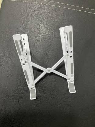 Grafton Laptop Stand Plastic 7 Adjustable Height Angles, Ergonomic & Sturdy Design Aluminium Floor and Desk Stand Laptop Stand with Adjustable Height Compatible with Universal Laptops