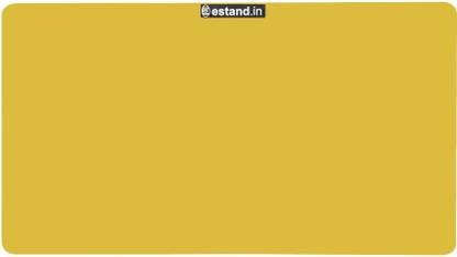 eStand Yellow-White Reading and Writing Lap Board LB-14X23-WALNUT-4429-01 Wooden Desk Stand Laptop Stand Compatible with Universal Laptops