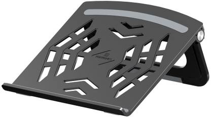 Portronics My Buddy Hexa 5 Portable Laptop Stand with Ventilated Design, Anti Slip, Foldable Laptop Stand