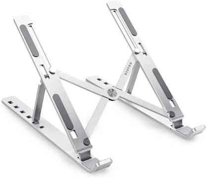 Bestor Aluminum Alloy Adjustable Portable Foldable Laptop Stand bol-laptop-stand Laptop Stand Aluminium Laptop Stand Adjustable Computer Stand bol-laptop-stand Laptop Stand Aluminium Desk Stand Laptop Stand with Adjustable Height Compatible with Universal Laptops