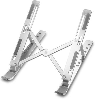 Blue Birds (14°-45°) 7 different height Adjustable Angle Aluminium Floor and Desk Stand Laptop Stand with Adjustable Height Compatible with Universal Laptops