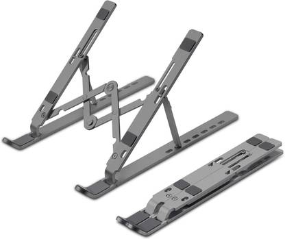 laptopz 1 Aluminium Desk Stand Laptop Stand with Adjustable Height Compatible with Universal Laptops