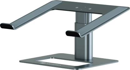 Portronics My Buddy K5 Portable & Adjustable Aluminium Aluminium Desk Stand Laptop Stand with Adjustable Height Compatible with 26 - 35 cm, 36 - 39cm, 40 - 44cm Laptops