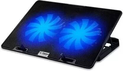 Flipkart SmartBuy Cooler Laptop FKSBCPK18, Adjustable Height, 2 Fan Cooling Pad (Charcoal Black) Laptop Stand