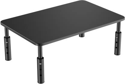 ELV DIRECT Monitor Stand Riser Height Adjustable, Laptop Stand for Desk MONITORSTAND1 Iron Desk Stand Laptop Stand with Adjustable Height Compatible with Universal Laptops