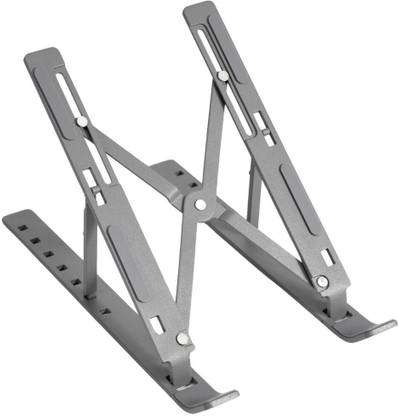 MZ S252 (LAPTOP STAND) Multi Size Adjustable Folding Stand Anti-Skid Silicon Design Laptop Stand
