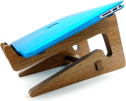 Flipkart SmartBuy U Detachable Laptop Vertical Holder Wooden Laptop Stand for All Type Laptop JRLP009_SB Wooden Desk Stand Laptop Stand Compatible with Universal Laptops