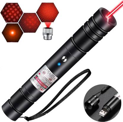 GLOWISH USB RECHARGEABLE HIGH POWER LONG RANGE RED LASER POINTER