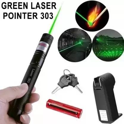 QAADO Laser Light Teaching Pen, Green Laser Pointer, High Power Flashlight