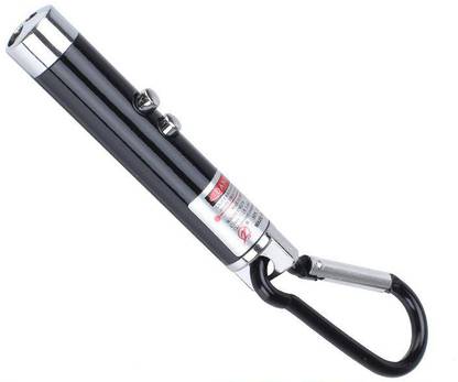 GLARIXA Laser Pointer, Laser Torch with Emergency Hazard LED Light and Key Chain Hook