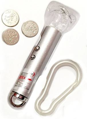 epiccommerce 3 in 1 Poweful laser pointer light with keychain(650nm,Multicolour))