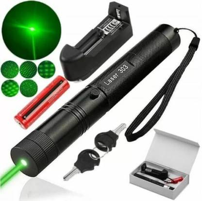 Zadinga Green Laser Pointer Party Pen Disco Light with Star Head Adjustable Cap