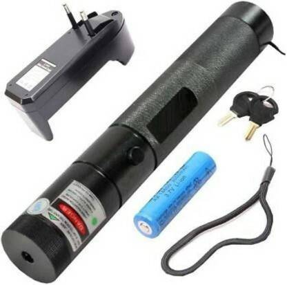 Shopeleven Visible Beam Multi Purpose Green Military Burning Green Laser Pointer 650nm