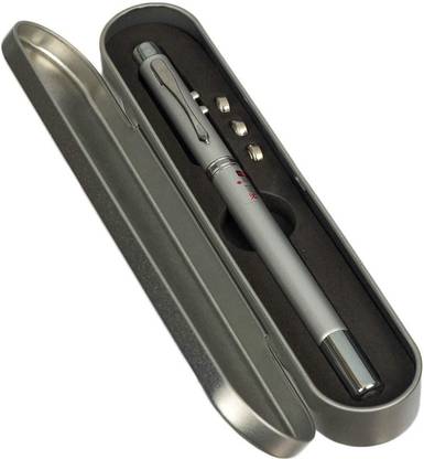 DSTECHBAR 5 in 1 Pen | Ball Pen, Laser Pointer, Torch, Magnet, Presentation Stick (1pc)
