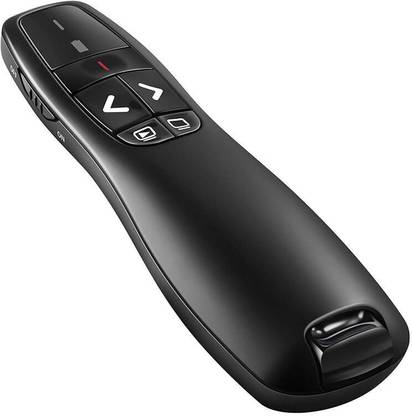Etzin Wireless USB Word PPT Teach Red Laser Pointer Pen PC Remote Black pp-1000