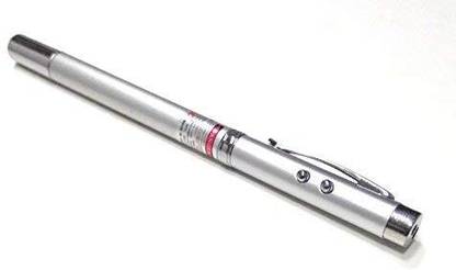 SHUANG YOU 5 In 1 Multipurpose Antenna Pen With Torch, Laser, Pointer, Magnet, And Pen