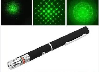 NPJ Creations Laser Light Pointer with Adjustable Cap for Kids Toy (Green)