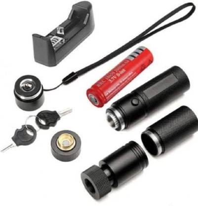 Me-billa Aluminium Black Rechargeable Green Laser Pointer Party Pen