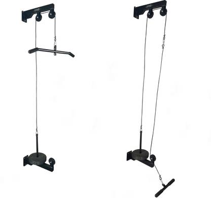 MECHSTRENGTH Lat Pull Down and Bicep Cable Pulley system Attachment Set for Home Gym Lat Pulldown