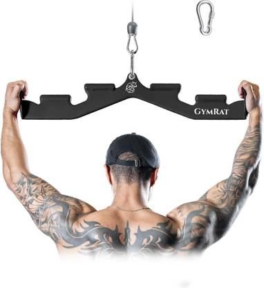 GYMRAT New Multi Grip LAT Pull Down Bar with 6 Ergonomic Handles Lat Pulldown