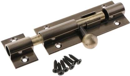 Calandis Door Slide Catch Lock Bolt Latch Barrel for Home Gate Security 5inch Bronze Check Valves