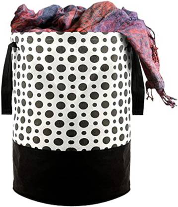 wini krafts 45 L Black, White Laundry Bag