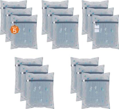 HOMESTIC by Kuber Industries 2 L White Laundry Bag