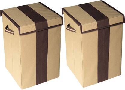 YRS Crafts 68 L Beige, Brown Laundry Bag