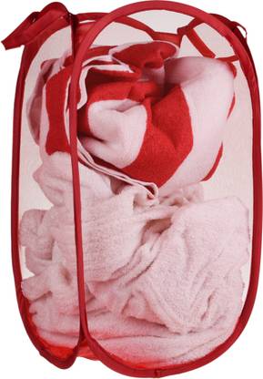 KUBER INDUSTRIES 20 L Red Laundry Basket