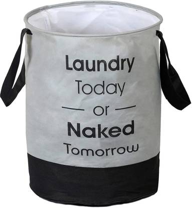 Craficial 45 L Grey Laundry Basket