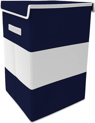 Hoomora 70 L Blue, Grey Laundry Basket