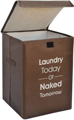 Waji Va 70 L Brown Laundry Basket