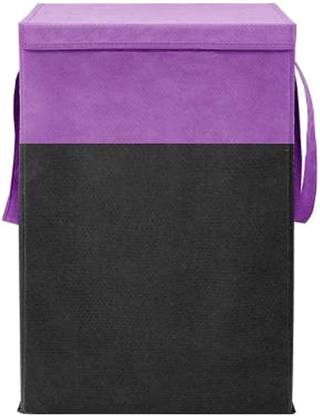 wini krafts 75 L Purple, Black Laundry Basket
