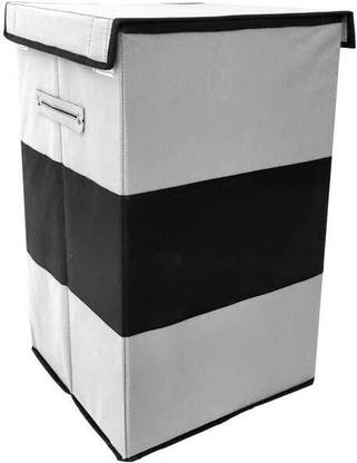 infinity craft 68 L Grey, Black Laundry Basket