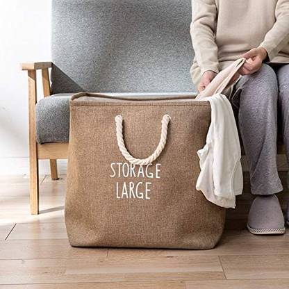 RADECOR 20 L Brown Laundry Basket