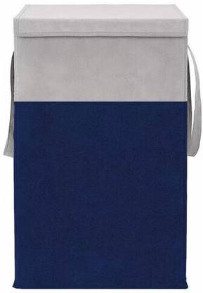 Mteaser 75 L Grey, Blue Laundry Basket