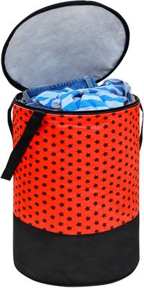 ZOVIRA 45 L Red, Black Laundry Bag